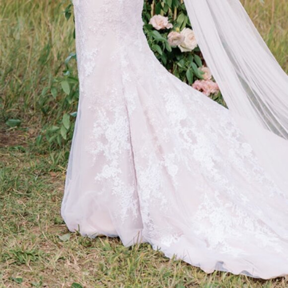 Mira Zwillinger Couture Timmy Bridal Dress Size 40/42 - Picture 8 of 16